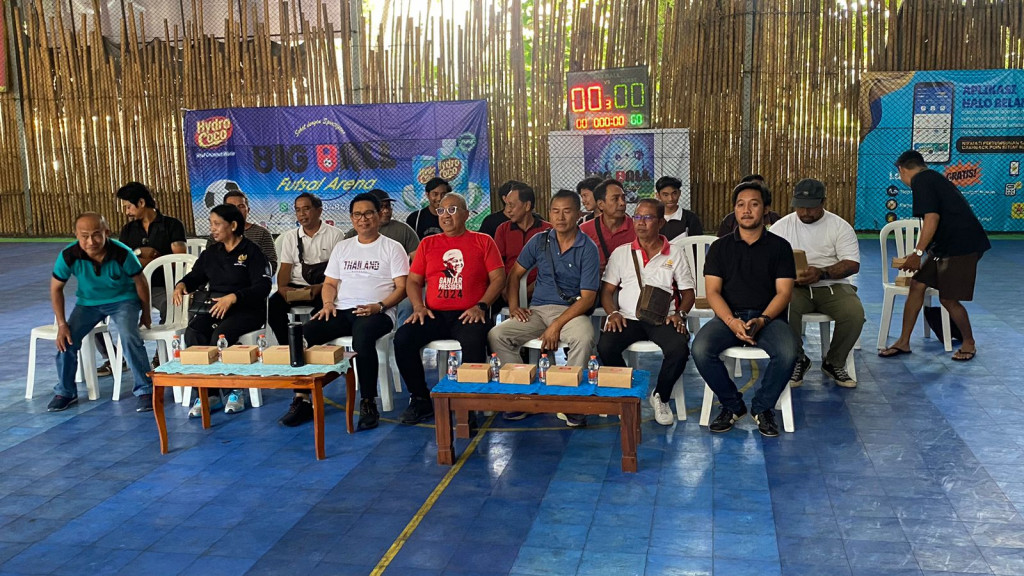 Kegiatan Turnamen Futsal Paiketan Yowana Dalung Permai Cup III di Desa Dalung